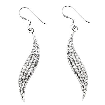 Earrings Baco 925 silver crystal