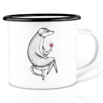 Mug émaillé - Jacques (Chien) - 300ml 4