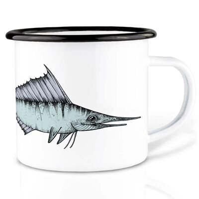 Enamel Mug - Swordfish - 300ml