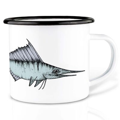 Tazza Smaltata - Pesce Spada - 500ml