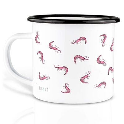 Enamel mug - Shrimp Cocktail - 500ml