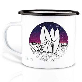 Mug émaillé - Surf Jour et Nuit - 500ml 5