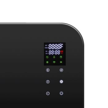 TCP Smart WiFi Panneau Chauffant Fixe ou Portable en Verre Noir 1500W 9