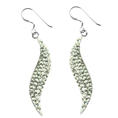 Earrings Baco 925 silver chrysolite