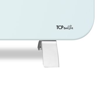 TCP Smart WiFi Panneau Chauffant Fixe ou Portable en Verre Blanc 1500W 9