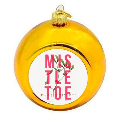 Christmas Baubles 'Mistletoe'