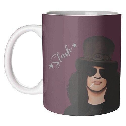 Mugs 'Male Icons: Slash' by Giddy Kipper