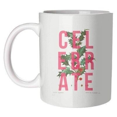 Mugs 'Celebrate' by The 13 Prints