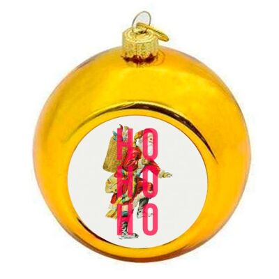 Christmas Baubles 'Ho Ho Ho'