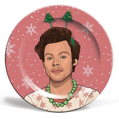 Plates 'Christmas boppers Harry styles s