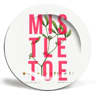 Plates 'Mistletoe' by The 13 Prints