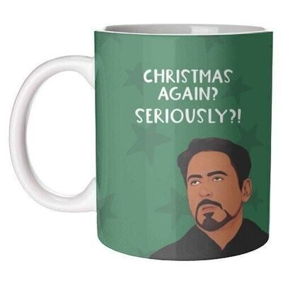 Tassen 'Weihnachten: Robert Downey Jr Meme'