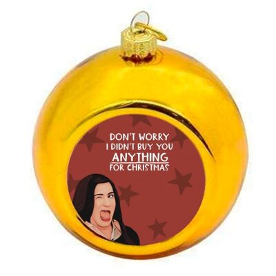 Christmas Baubles 'Christmas: Winking fa