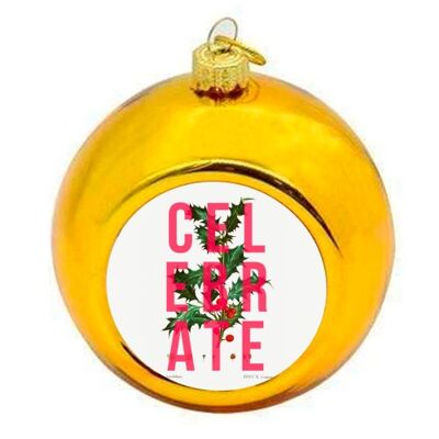 Christmas Baubles 'Celebrate'