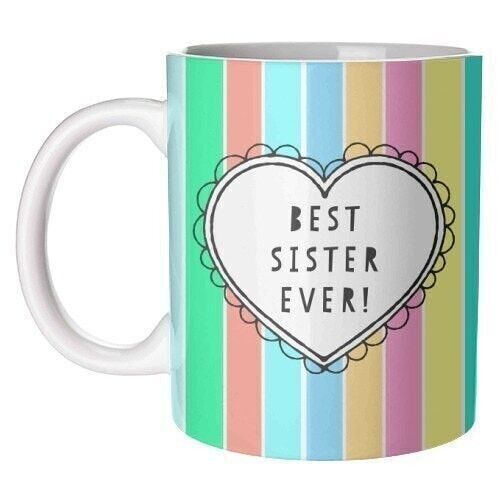 Tassen „Best Sister Ever Heart On Candy St