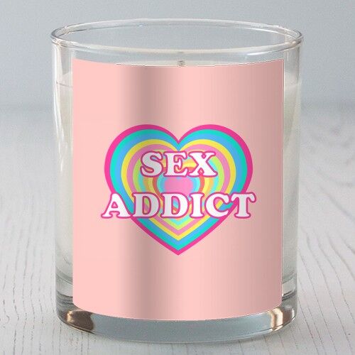 Scented Candles 'Sex Addict Heart Graphi