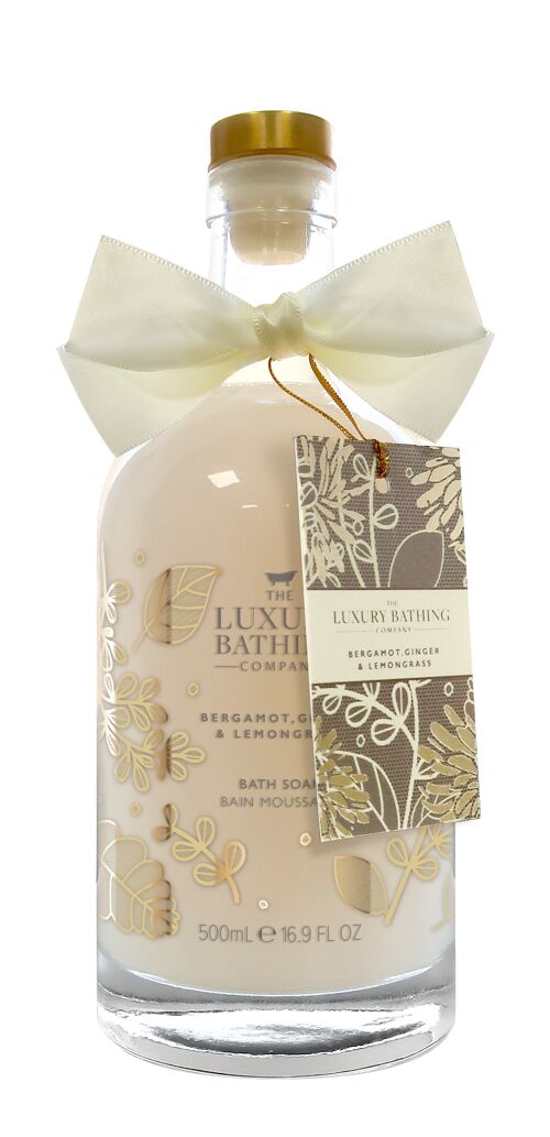 Geschenkset The Luxury Bathing Company Bergamot,Ginger & Lemongrass Bath Soak 500ml