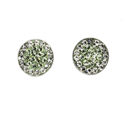 Earrings Natalie 925 silver crystal-chrysolite