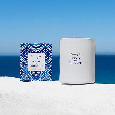 "SCENTS OF GREECE" / Lemongrass scented candle