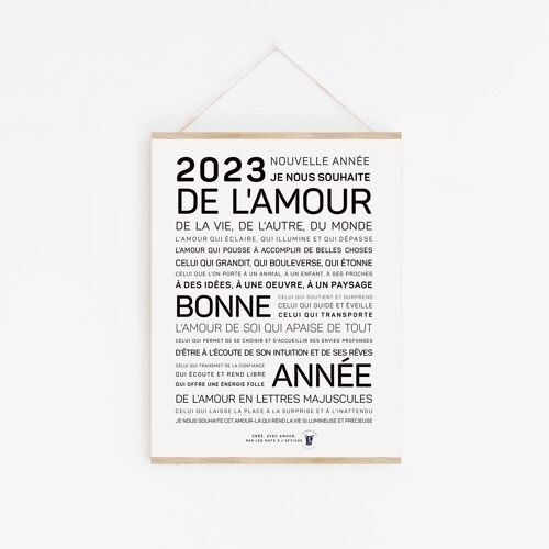 Affiche 2023, de l'amour -A3