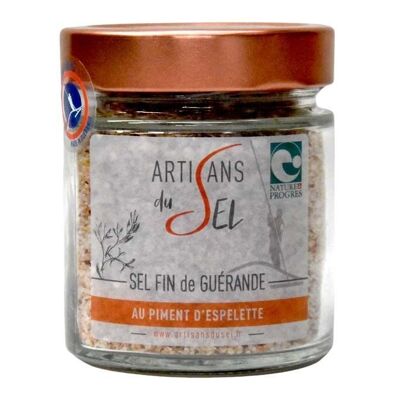 Feines Guérande-Salz mit Espelette-Pfeffer - 150g