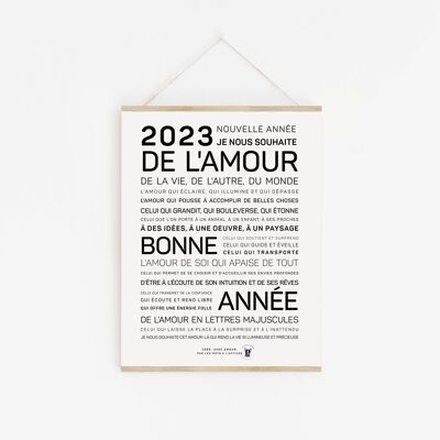 Affiche 2023, de l'amour - A2