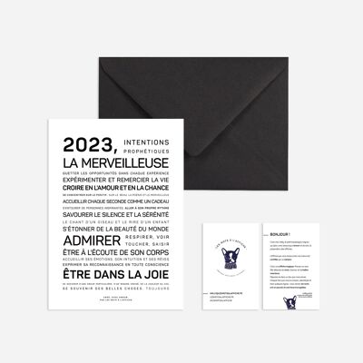 Carte de voeux : 2023, la merveilleuse