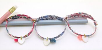 Assortiment de 20 bracelets Liberty nacre 2