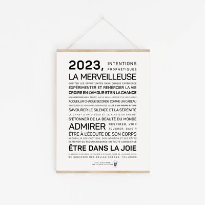 Poster 2023, das Wunderbare - A2