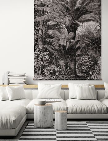 Tenture murale de la jungle de la forêt tropicale des palmiers 2