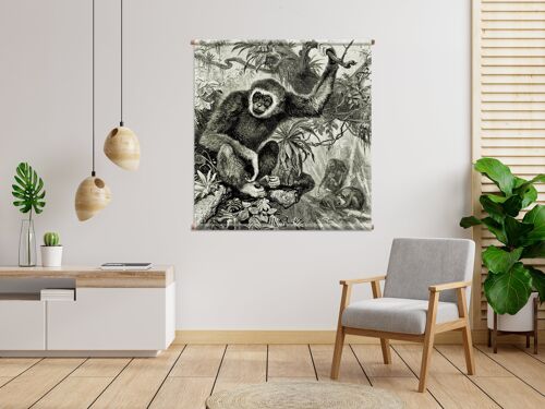 Gibbon Jungle Wallhanging