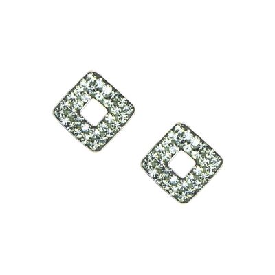 Clous d'oreilles Little New York chrysolite argent 925