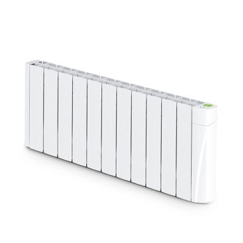 TCP Smart WiFi Rempli d'huile Low & Slim Profile Conservatory Radiator Blanc 1100W 2