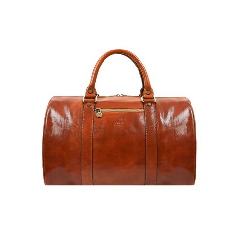 Small Size Leather Overnight Bag - The Ambassadors