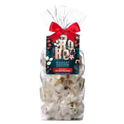 Nougat de Montélimar CHRISTMAS tie bag - 150g