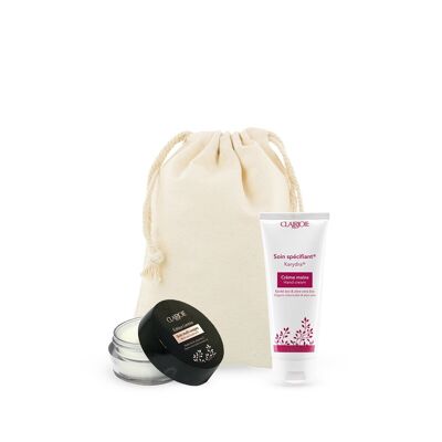 Shea duo pouch, hand cream and multi-purpose shea care | gift idea