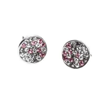 Ear studs Celina 925 silver combi 2