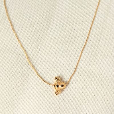 Thin bee necklace for women - Valensole