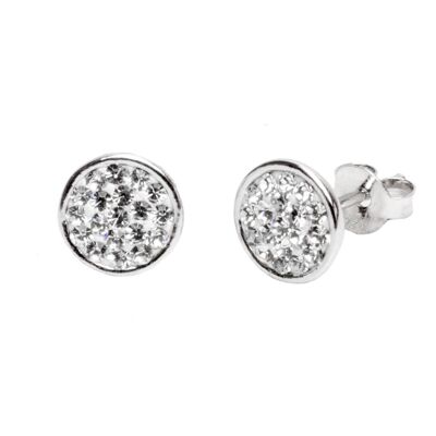 Studs Jessica 925 silver crystal