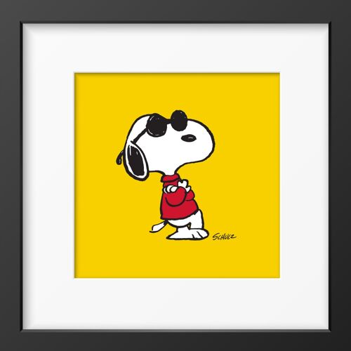 Peanuts Joe Cool Framed Print