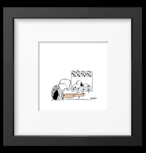 Peanuts Music Framed Print