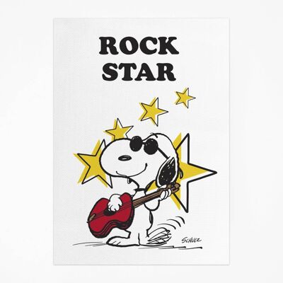 Strofinaccio Peanuts Rock Star