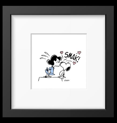 Peanuts Smak! Framed Print