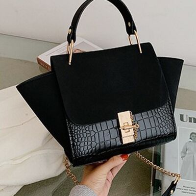 AnBeck Medium Just Stylish Handbag/Shoulder Bag (Black)