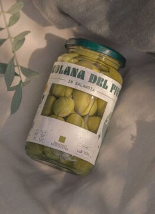 DOP Olive Ascolana del Piceno – in salamoia in Vasetto di vetro