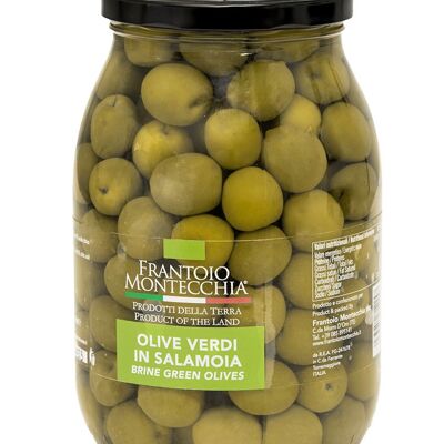 Green Olives in Brine 1 Lt.