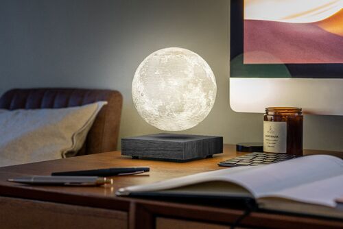 Smart Moon Lamp black wood