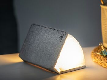 Lampe de lecture intelligente en tissu de lin (Red Dot Design Award winner) Mini Urban Grey 1