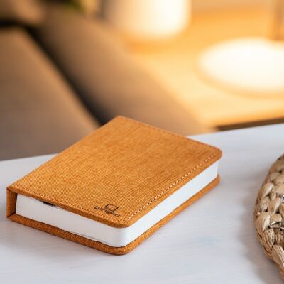 Luce Smart Book in tessuto di lino (vincitore del Red Dot Design Award) Mini Harmony Orange