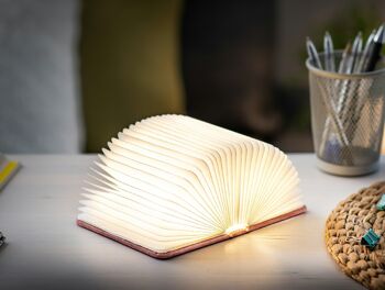 Lampe de lecture intelligente en tissu de lin (Red Dot Design Award winner) Mini Blush Pink 2